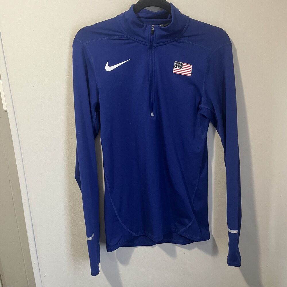 Nike Team USA Quarter Zip Women's XS Running Training